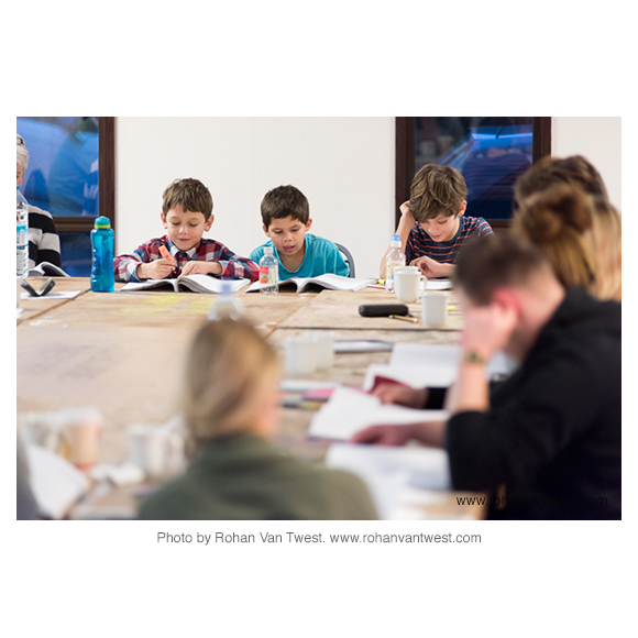 First table read through of the script
