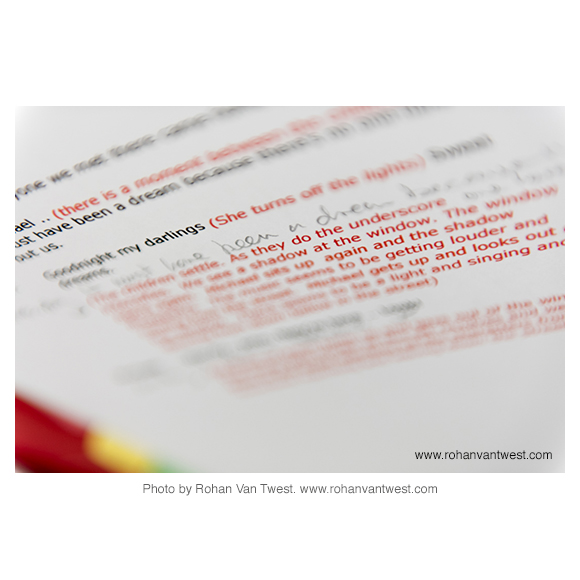 Script alterations and notes