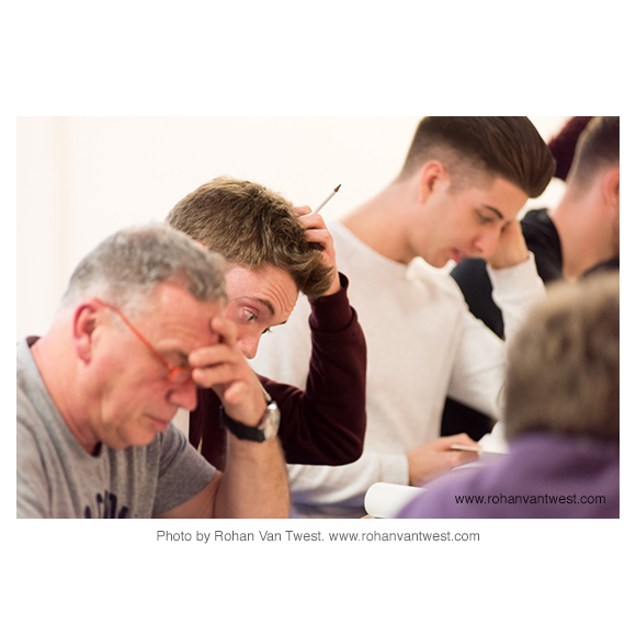First table read through of the script